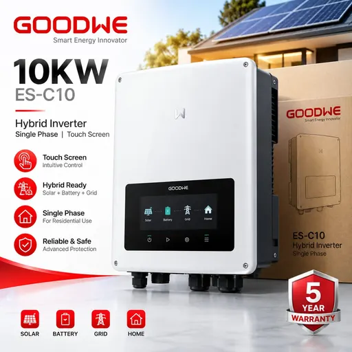 GoodWe 10KW-ES-C10. Touch Screen,Single Phase, Hybrid Inverter