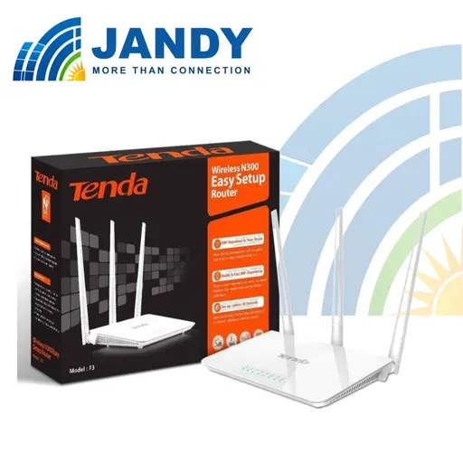 Tenda F3 300Mbps Wireless WiFi Router (English Version)